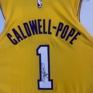 Laker's Jersey- KCP Autographed